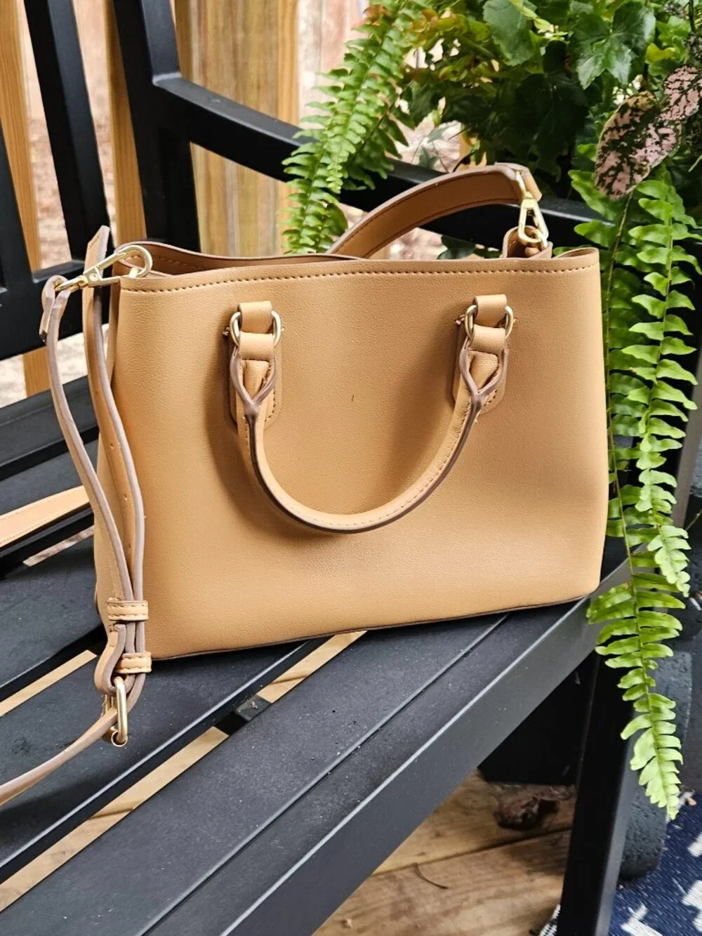 Nanette Lepore Tan Satchel Bag